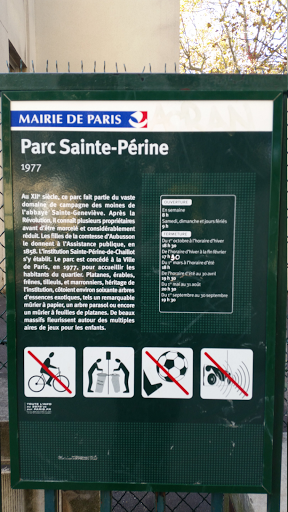 Parc Sainte Périne 