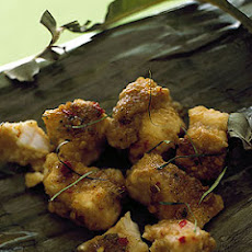 Steamed Catfish in Banana Leaves