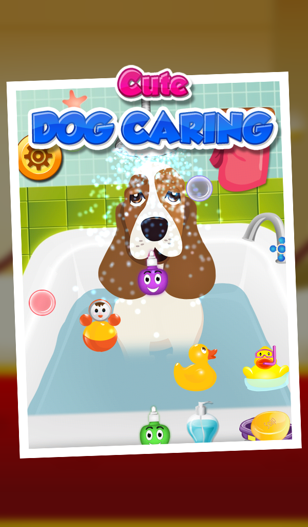 Android application Cute Dog Caring 2 - Kids Game screenshort