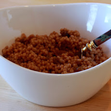 Spiced Israeli Couscous with Raisins