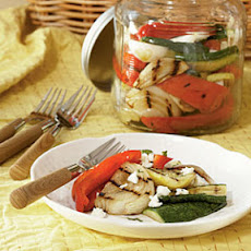 Grilled Vegetable Salad with Goat Cheese