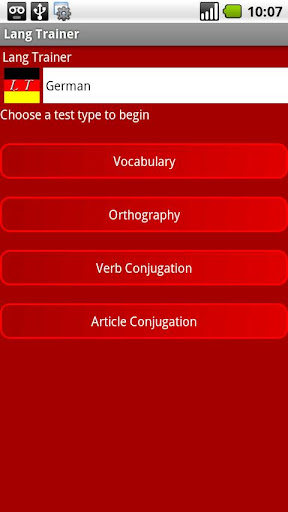 Lang Trainer Demo - German