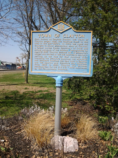 Town of Clayton Historic Sign 
