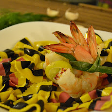 Wicked Pasta with Dynamite Prawns