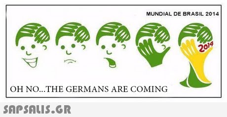 MUNDIAL DE BRASIL 2014 204 OH NO...THE GERMANS ARE COMING 