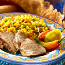 Jerk Rubbed Pork Tenderloin