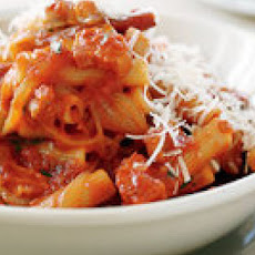 Whole Wheat Rigatoni with Bacon