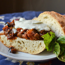Eggplant Caponata Sandwiches
