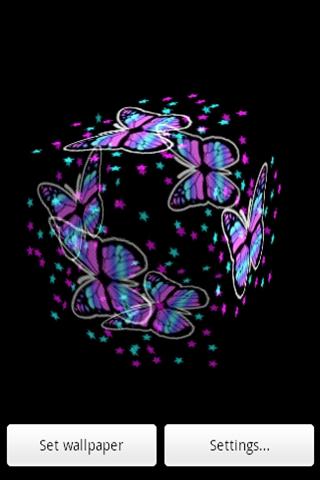 3D colorful butterfly 2