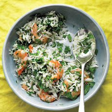 Shrimp and Rice Salad with Parsley