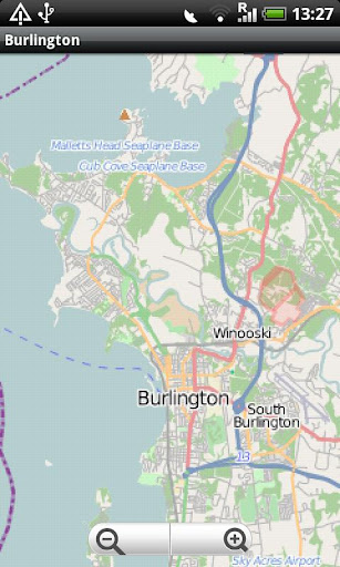 Burlington Street Map