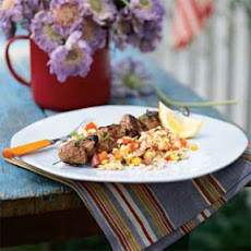 Orzo, Corn, and Roasted Bell Pepper Salad