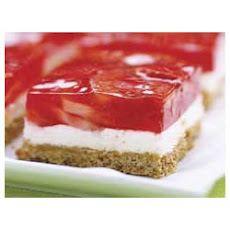 Strawberry Pretzel Squares