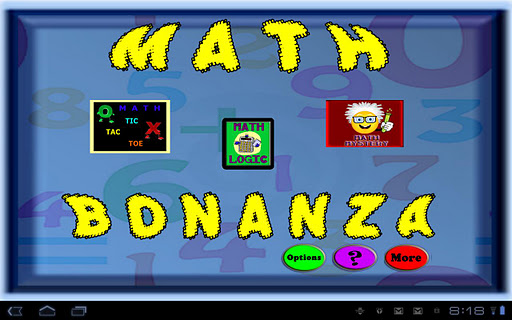 Math game bonanza