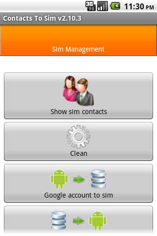 Contacts2SIM Pro