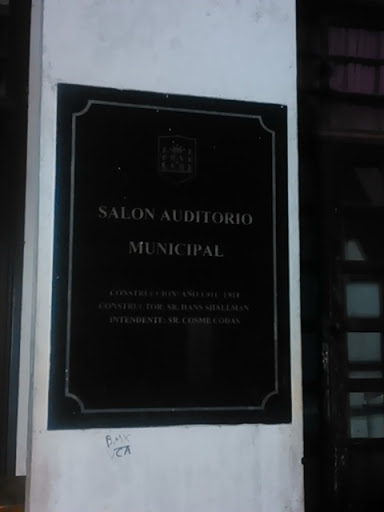 Placa Auditorio Municipal