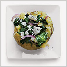 Spinach Baked Potato