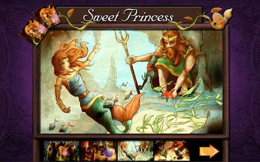 Sweet Princess - jigsaw game