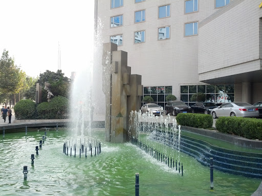 The Fountain of the Grand Metro Park Hotel