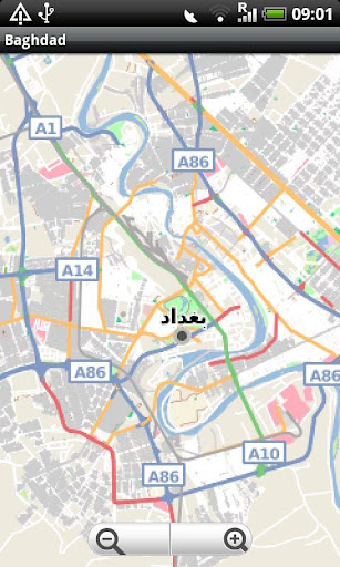 Baghdad Street Map