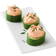 Cucumber Cups With Creamy Salmon Whip