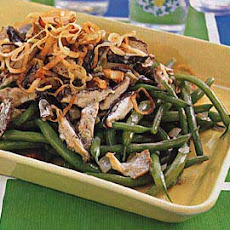Green Beans with Mushroom-Madeira Sauce