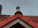Zwerg auf Dach