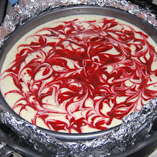 Swirled Cranberry Cheesecake