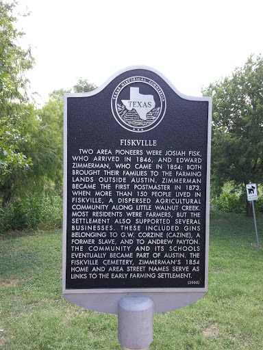 Fiskville Historical Marker 