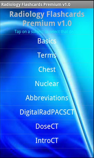 Radiology Flashcards Premium