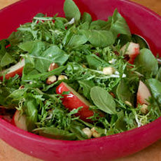 Baby Arugula Salad with Nectarines and Toasted Hazelnuts Recipe