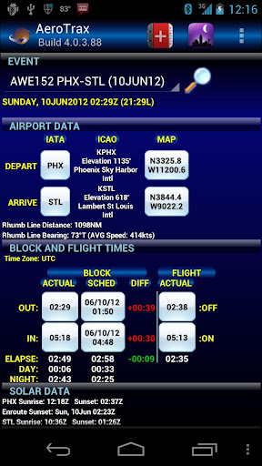 AeroTrax Mobile Pilot Logbook