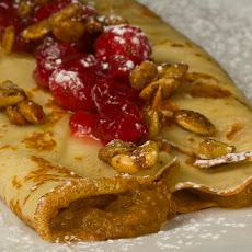 Pumpkin Cranberry Crepes