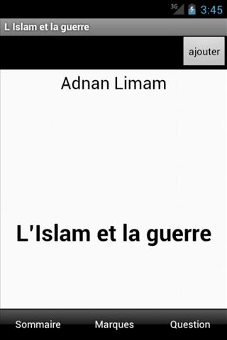 L'Islam et la guerre