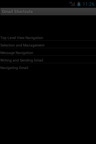 Gmail Shortcuts