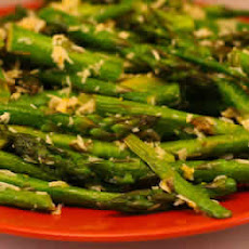 Grilled Asparagus with Double Lemon and Parmesan