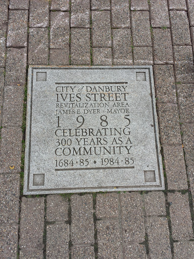 City Of Danbury Ives Street Plaque