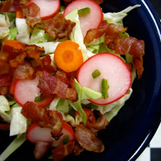 Pancetta Slaw with Chili-Lime Vinaigrette