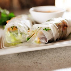 Leftover Turkey Spring Rolls