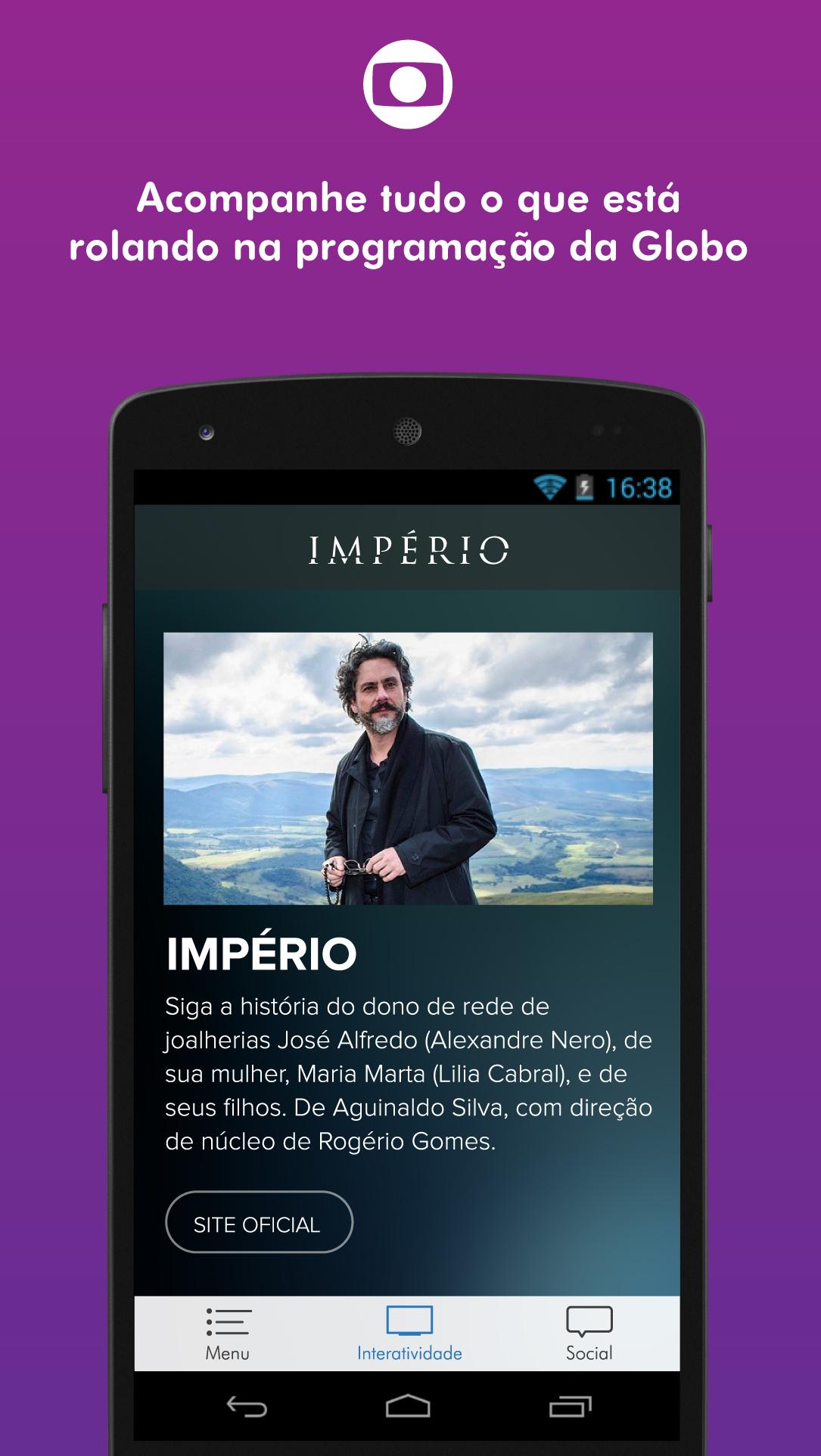 Android application Globo screenshort