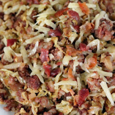 Easy Skillet Corned Beef Hash and Cabbage