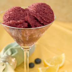 Lemon-blueberry Sorbet