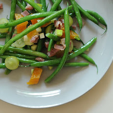 Green Beans with Apricots and Serrano Ham