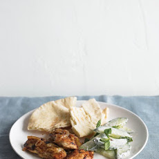 Marinated Chicken with Cucumber-Mint Salad