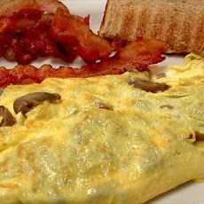 Mushroom and Gruyere Cheese Omelet