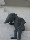 Animals on Stairs 