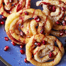 Fried Pastries With Wine Syrup