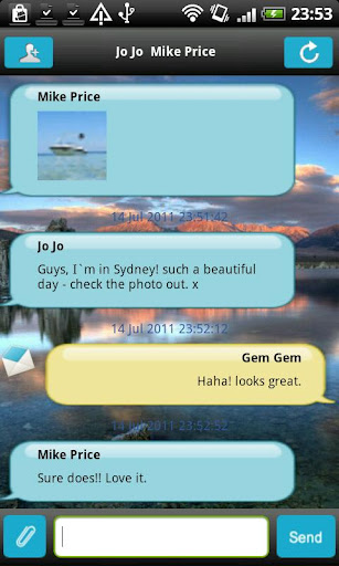 yak-messenger for android screenshot