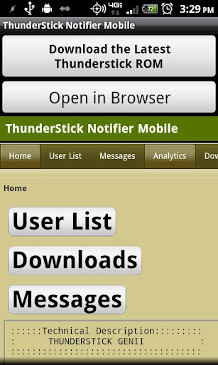 ThunderStick Notifier