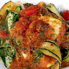 Zucchini Pappardelle with Fine Herbs and Tomato